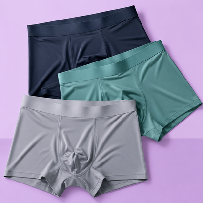 Silk Boxer Underwear for Men BUY 1 GET 2 FREE
