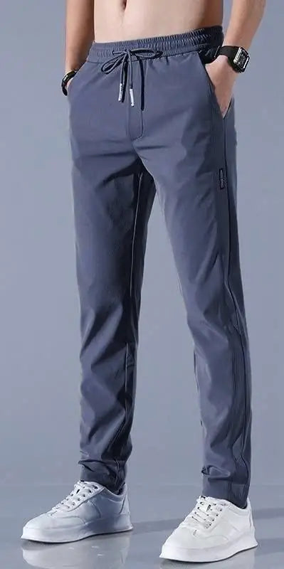 Dark grey & Black Men's NS Lycra Track Pants BUY 1 GET 1 FREE.