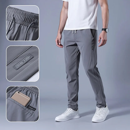 Dark grey & Black Men's NS Lycra Track Pants BUY 1 GET 1 FREE.