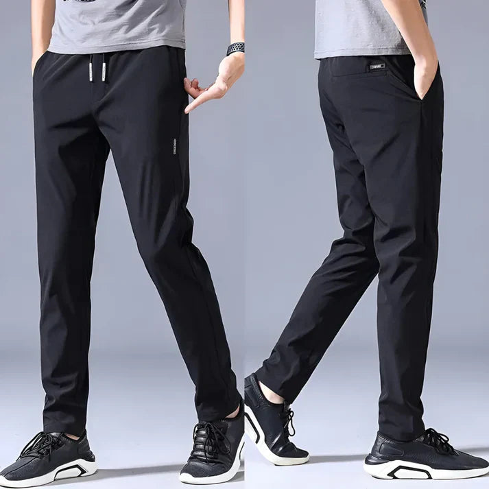 Dark grey & Black Men's NS Lycra Track Pants BUY 1 GET 1 FREE.