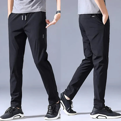 Dark grey & Black Men's NS Lycra Track Pants BUY 1 GET 1 FREE.